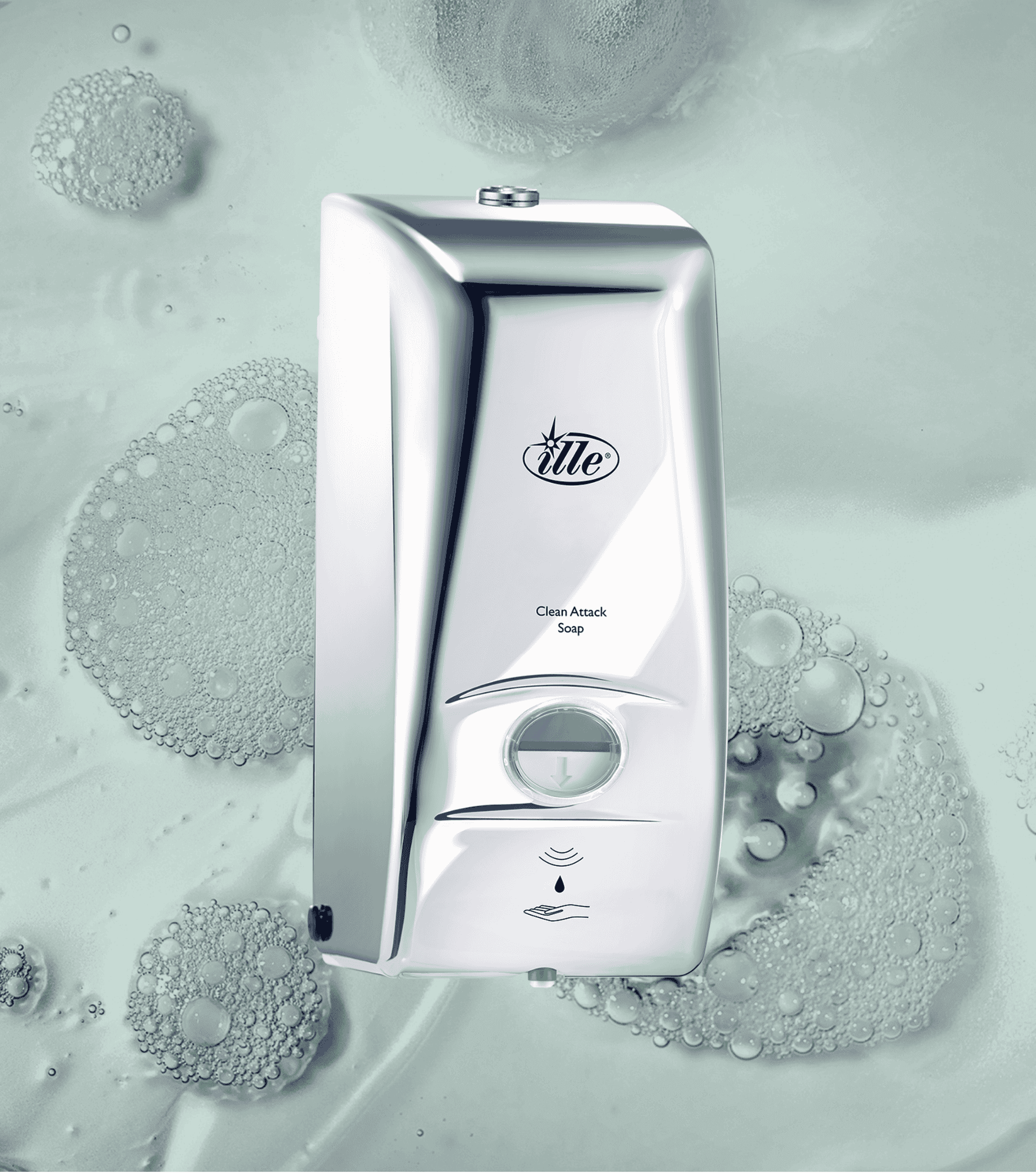 Clean Attack Soap mechanical on background
