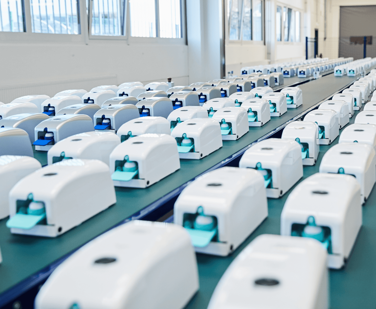 Many Clean Attack devices on the production line