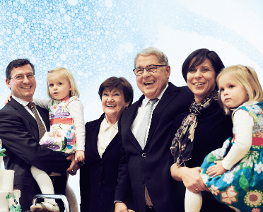 A family portrait of the Ille family